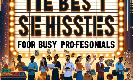 The Best Side Hustles for Busy Professionals