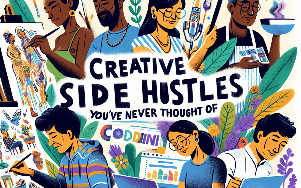 Creative Side Hustles You’ve Never Thought Of