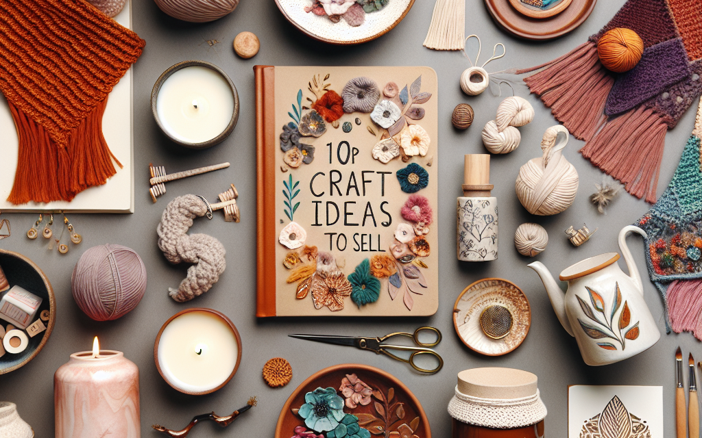 Top 10 Creative Craft Ideas to Sell on Etsy