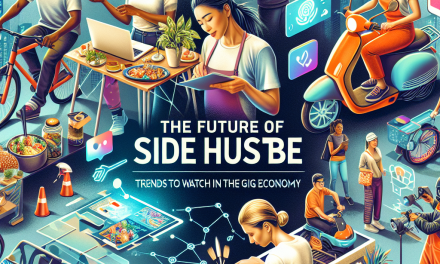 The Future of Side Hustles: Trends to Watch in the Gig Economy