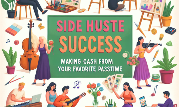 Side Hustle Success: Making Cash from Your Favorite Pastime