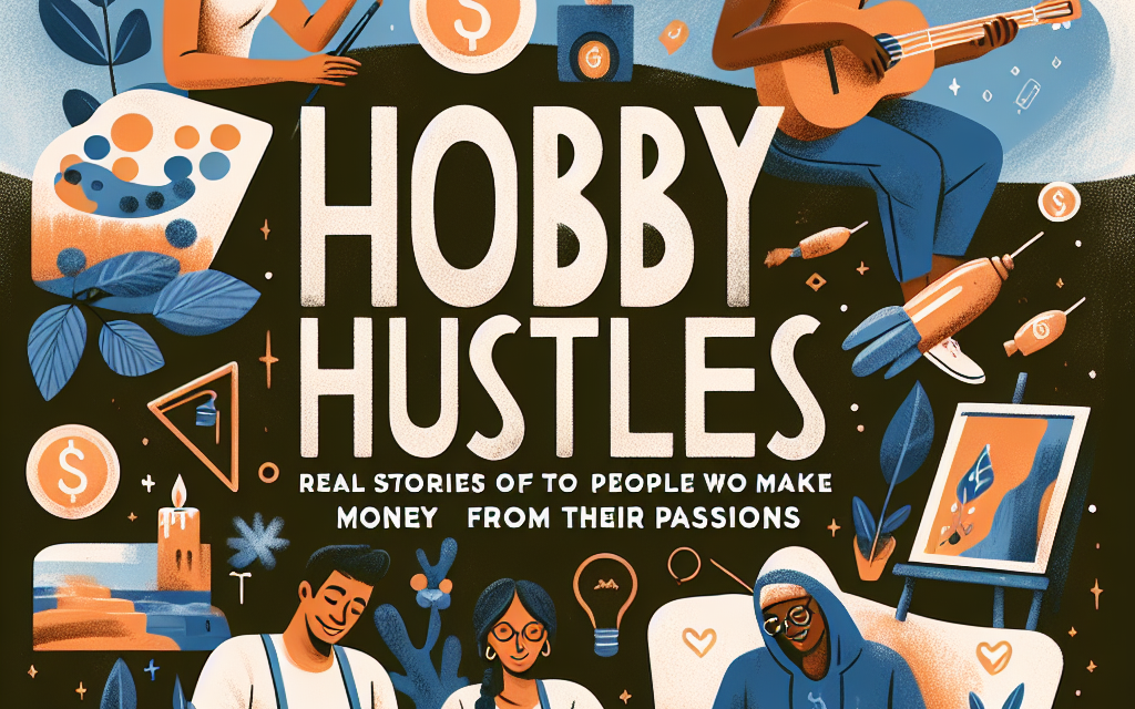 Hobby Hustles: Real Stories of People Who Make Money from Their Passions