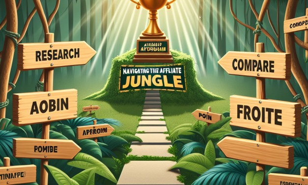 Navigating the Affiliate Jungle: Essential Tips for Choosing and Joining an Affiliate Program