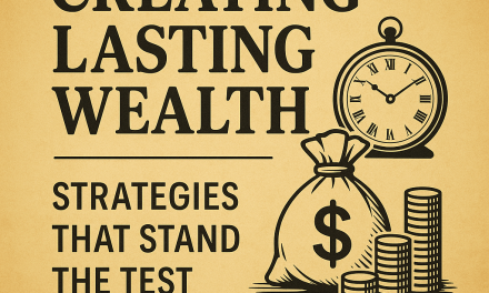 Creating Lasting Wealth: Strategies That Stand the Test of Time
