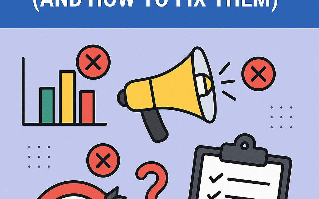 – 7 Common Marketing Mistakes Small Businesses Make (and How to Fix Them)