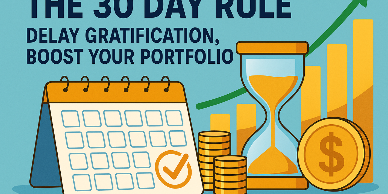 The 30 Day Rule: Delay Gratification, Boost Your Portfolio