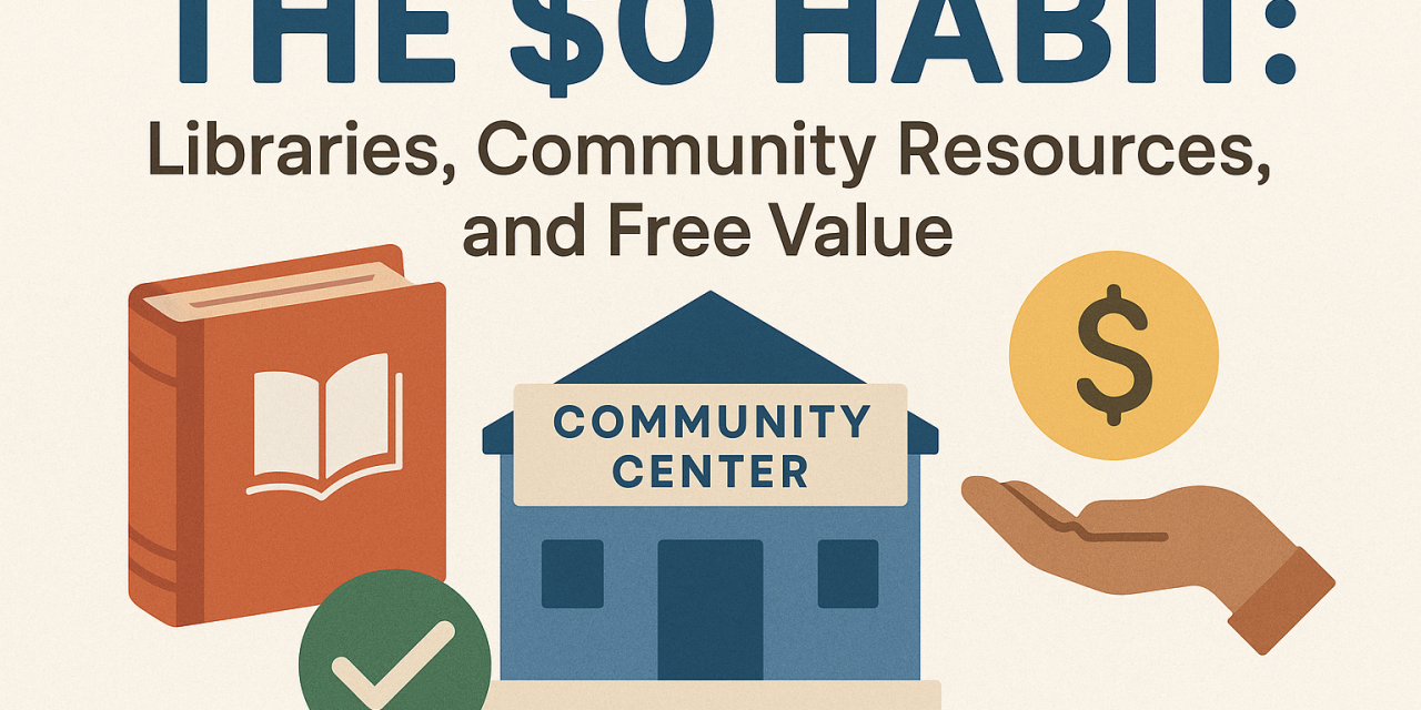 The $0 Habit: Libraries, Community Resources, and Free Value