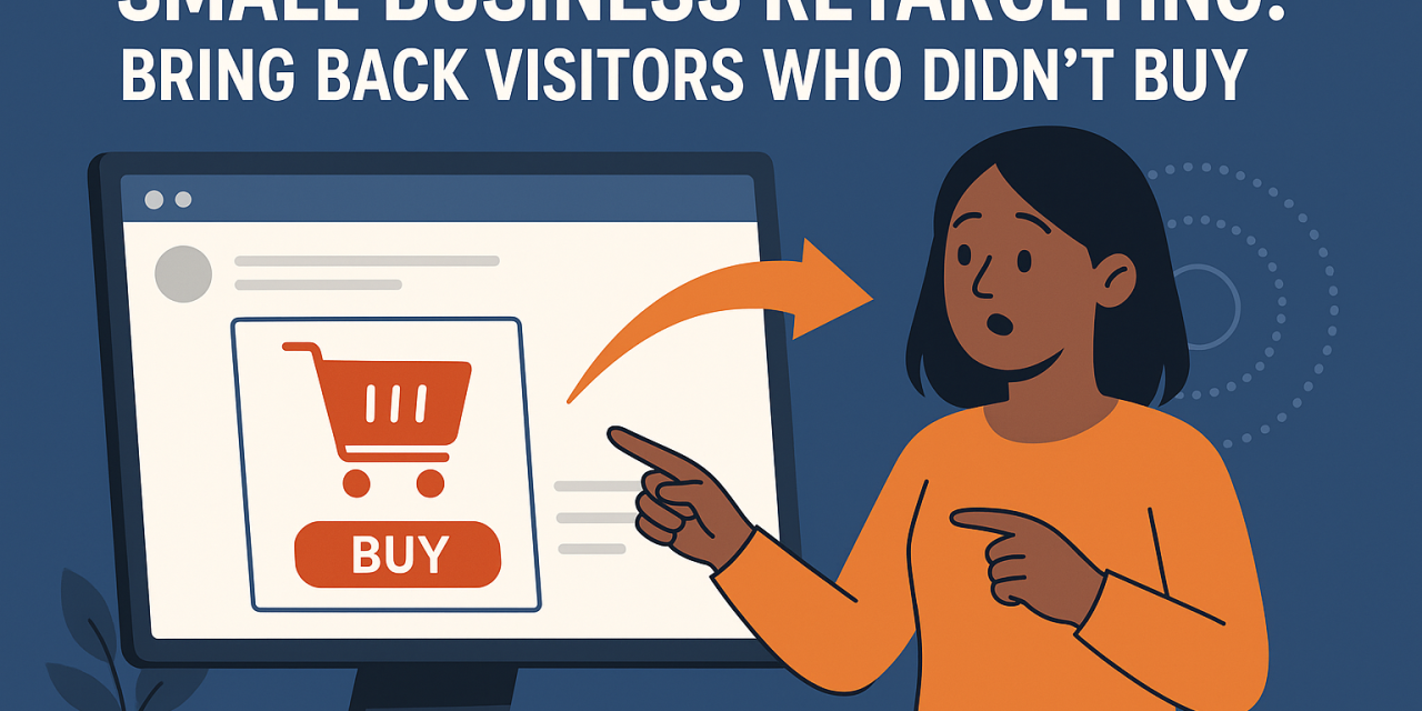 Small Business Retargeting: Bring Back Visitors Who Didn’t Buy