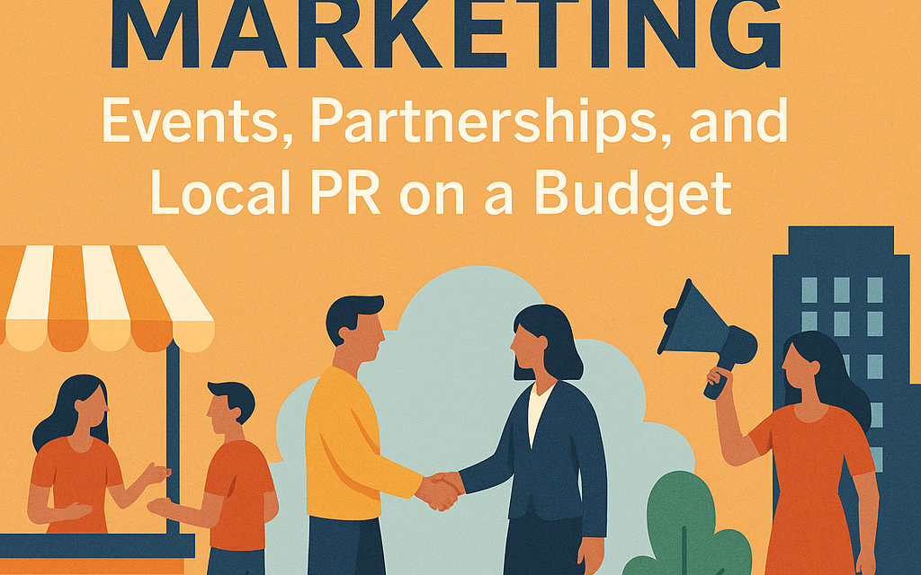 – Community Marketing: Events, Partnerships, and Local PR on a Budget