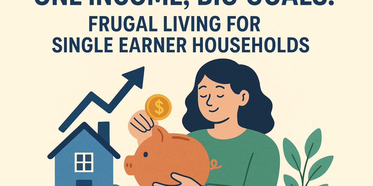 One Income, Big Goals: Frugal Living for Single Earner Households