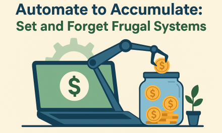 Automate to Accumulate: Set and Forget Frugal Systems
