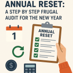 The Annual Reset: A Step by Step Frugal Audit for the New Year