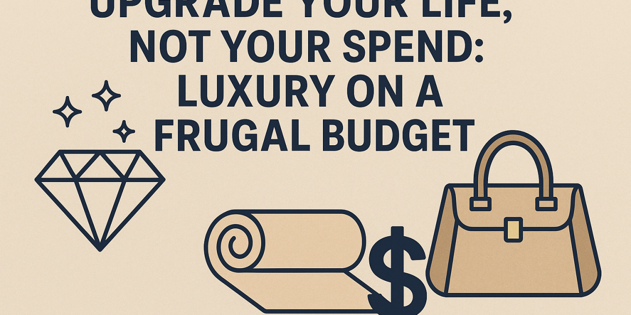 Upgrade Your Life, Not Your Spend: Luxury on a Frugal Budget