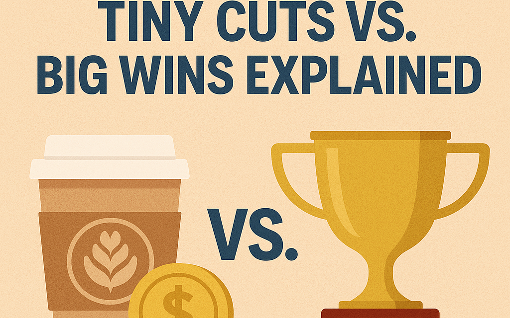The Latte Debate Is Over: Tiny Cuts vs. Big Wins Explained