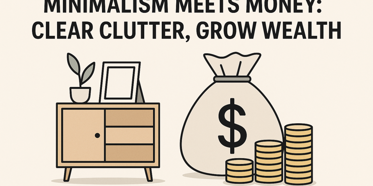 Minimalism Meets Money: Clear Clutter, Grow Wealth