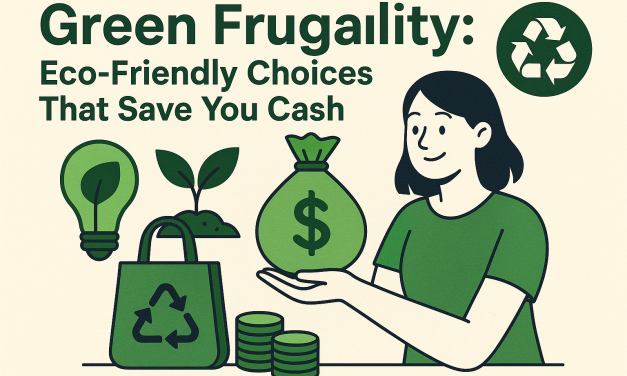 Green Frugality: Eco Friendly Choices That Save You Cash