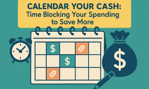 Calendar Your Cash: Time Blocking Your Spending to Save More